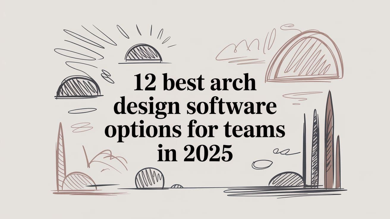 Cover Image for 12 Best Arch Design Software Options for Teams in 2025