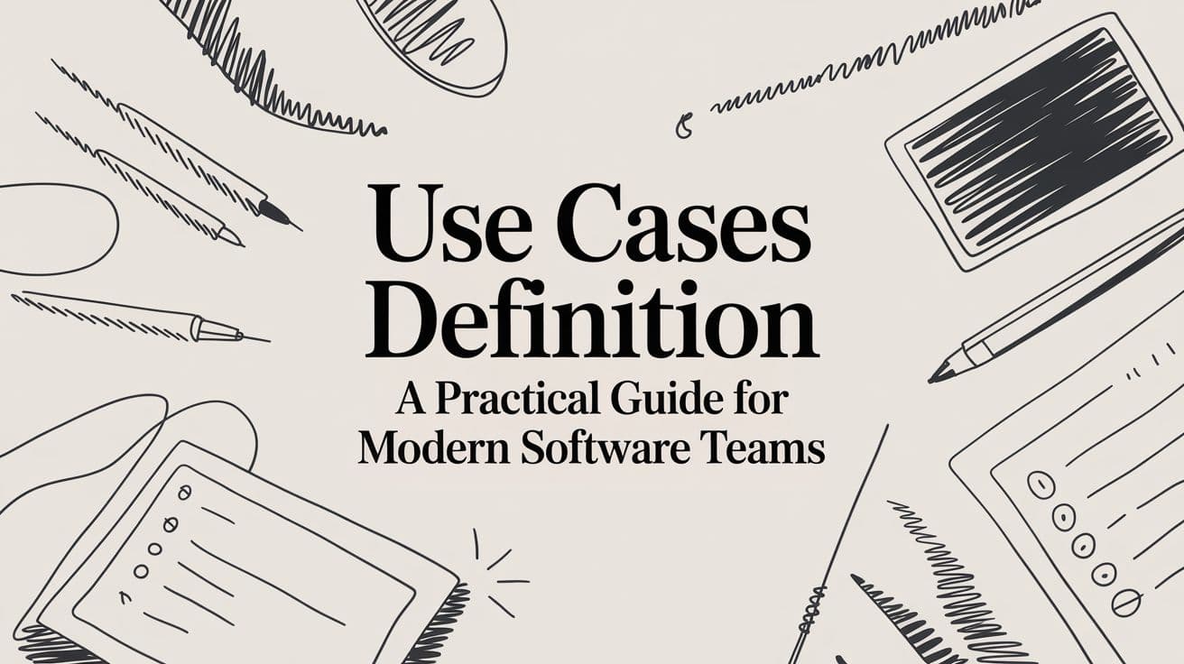 Cover Image for Use Cases Definition A Practical Guide for Modern Software Teams