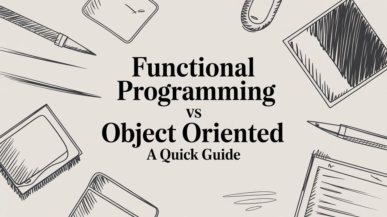Cover Image for functional programming vs object oriented: A Quick Guide