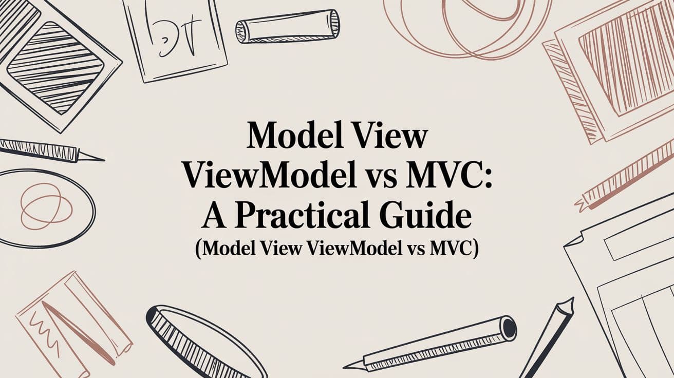 Cover Image for Model View ViewModel vs MVC: A Practical Guide (model view viewmodel vs mvc)