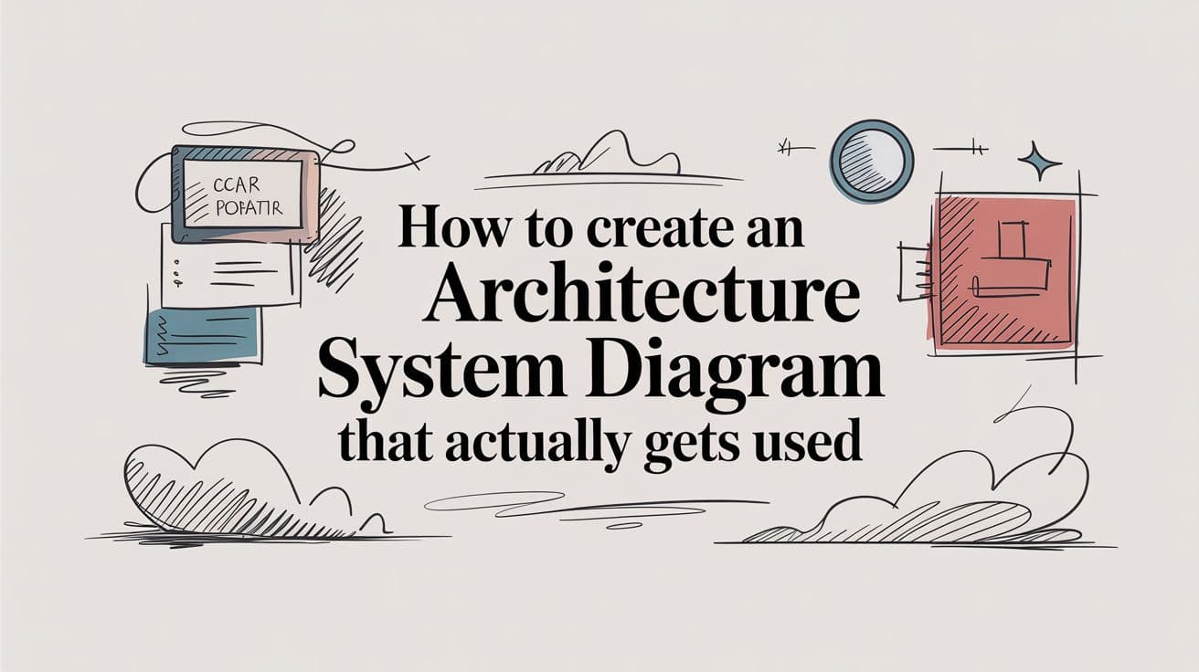 Cover Image for How to Create an Architecture System Diagram That Actually Gets Used