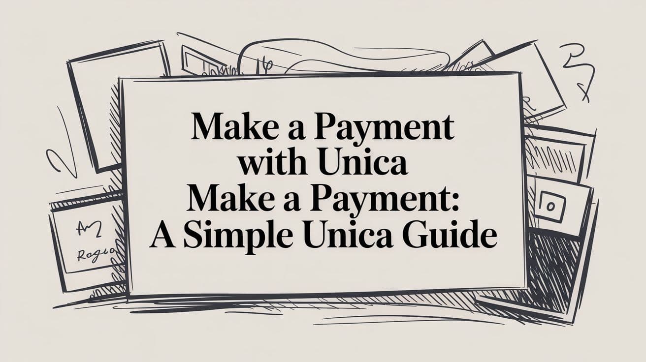 Cover Image for Realizar un pago con unica make a payment: Una guía simple de Unica