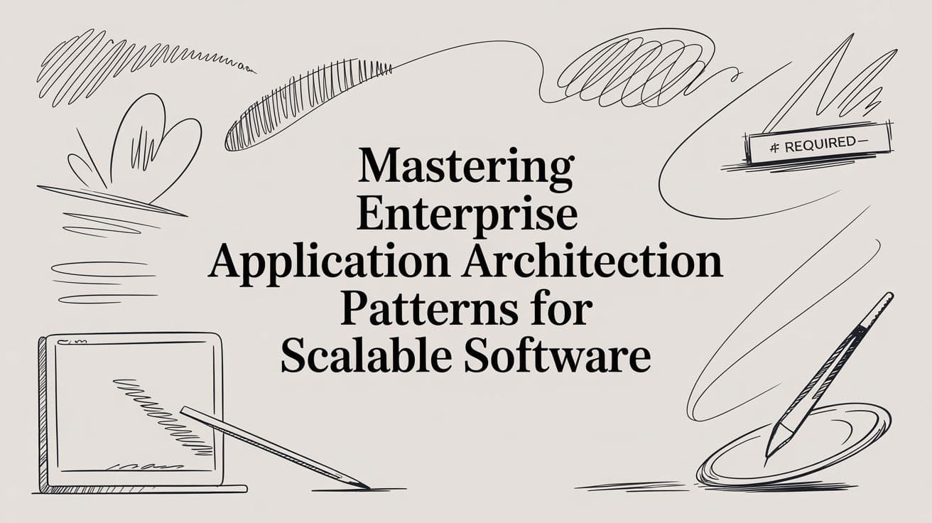 Cover Image for Mastering enterprise application architecture patterns for scalable software