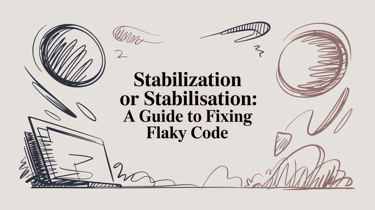 Cover Image for Stabilization or Stabilisation: Una guía para arreglar código inestable