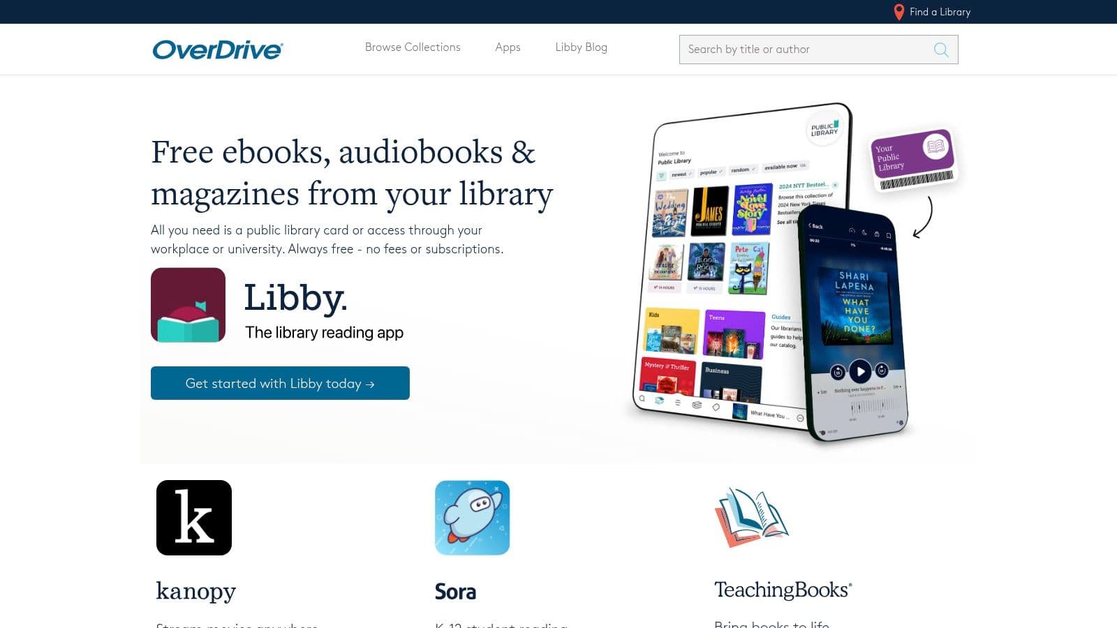 OverDrive/Libby (Library access)