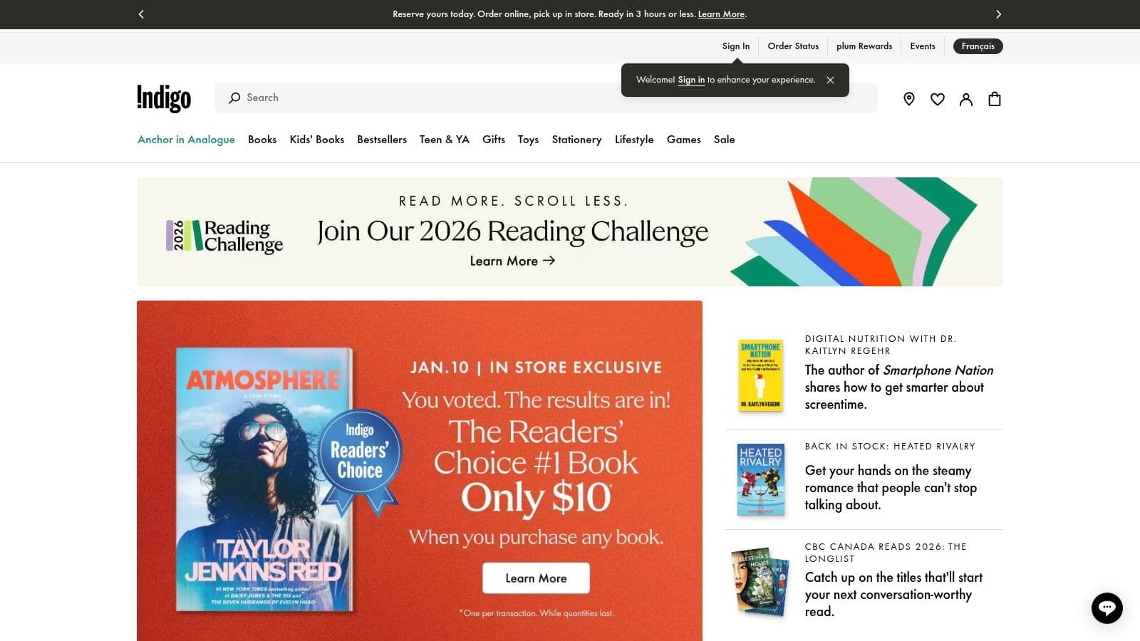 Indigo (Chapters/Indigo – Canada)