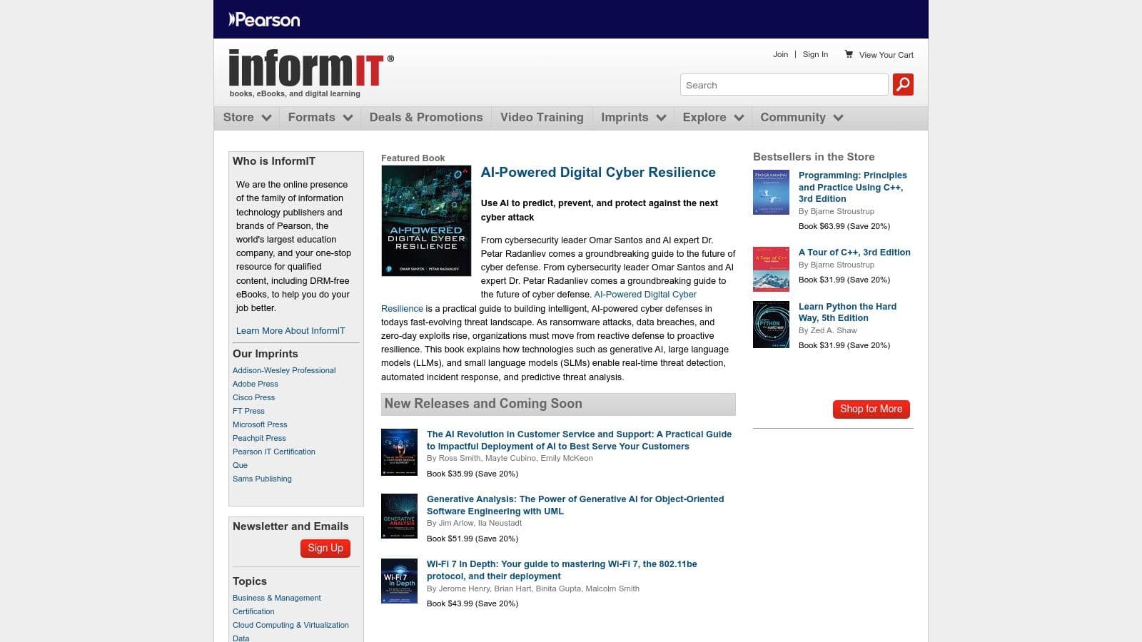 InformIT (Addison‑Wesley/Pearson official store)